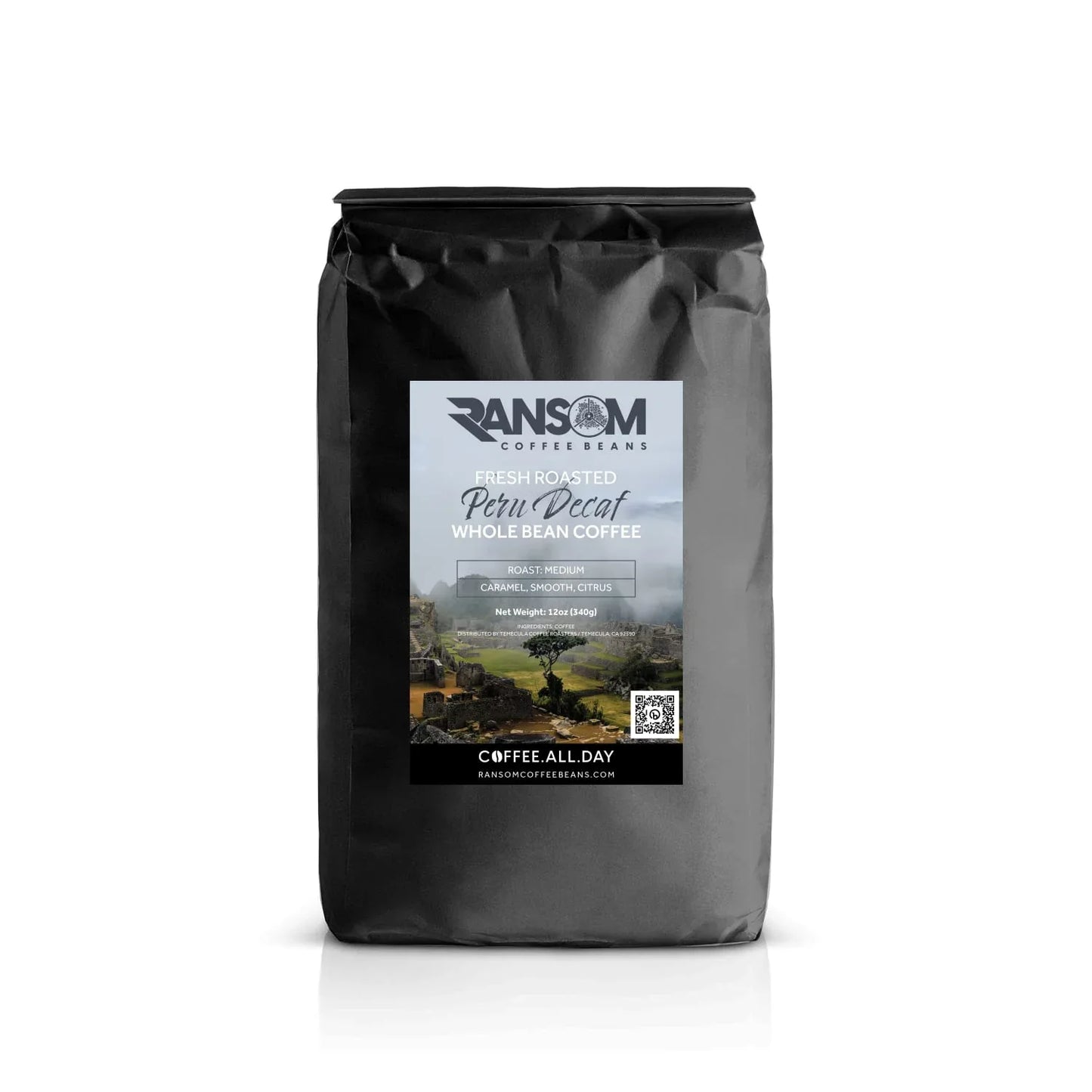 Peru Decaf - Medium Roast Caramel, Citrus - Ransom Coffee Beans