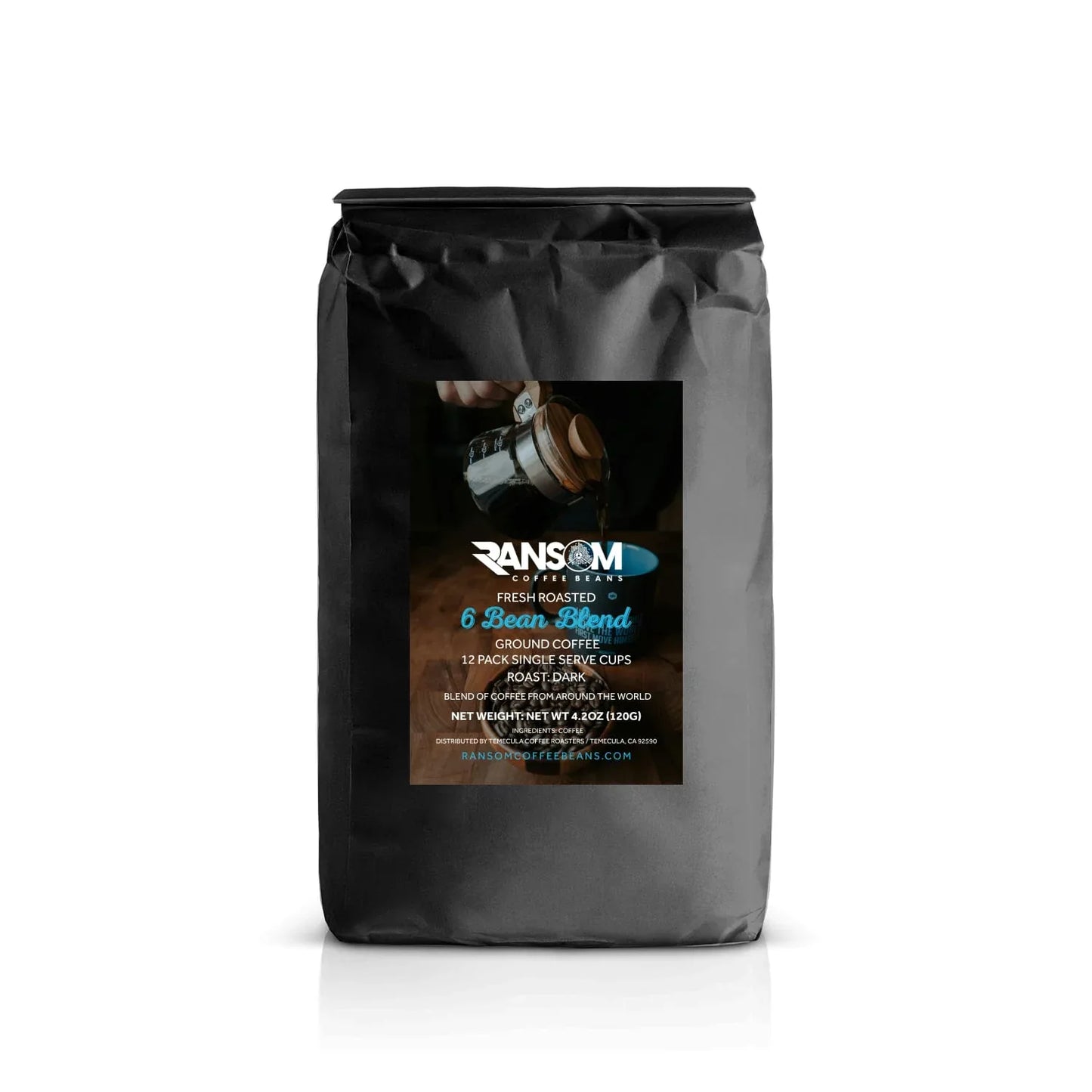 6 Bean Blend 12 Pack Cups - Ransom Coffee Beans