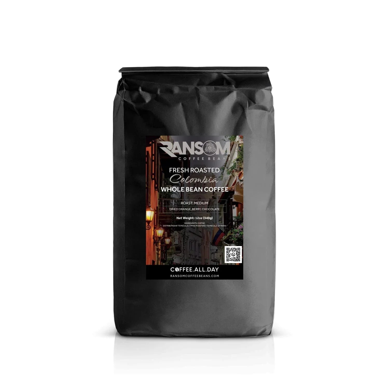 Colombia Medium-Dark Roast Dried Orange, Berry, Chocolate - Ransom Coffee Beans