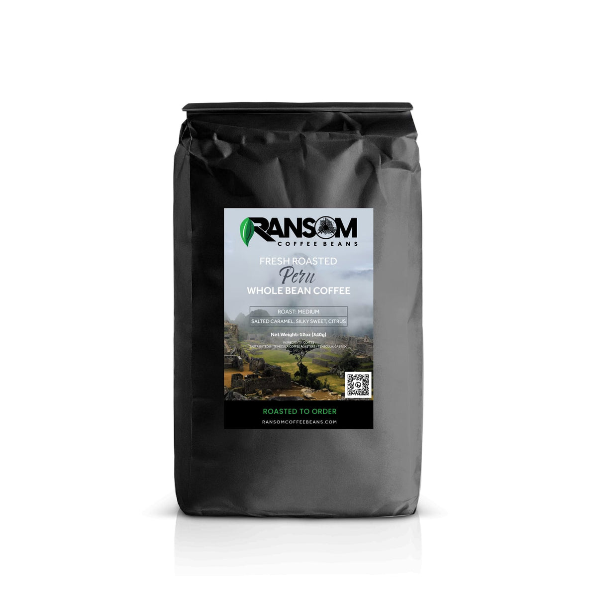 Peru - Medium Roast Salted Caramel, Silky Sweet, Citrus
