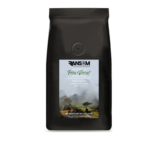 Peru Decaf 12 Pack Cups - Ransom Coffee Beans