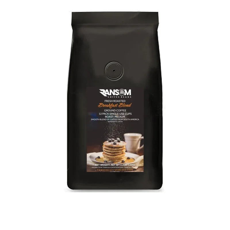 Breakfast Blend 12 Pack Cups - Ransom Coffee Beans